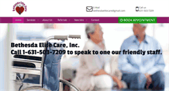 Desktop Screenshot of bethesdaelitecare.com