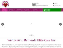 Tablet Screenshot of bethesdaelitecare.com